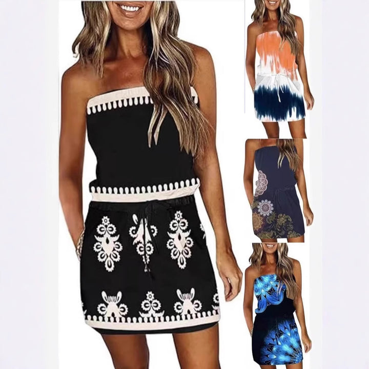 Femme Strapless Mini Kjole Stilla