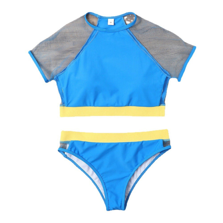 Dame sports-bikini-sæt med kort top og elastisk bånd Stilla