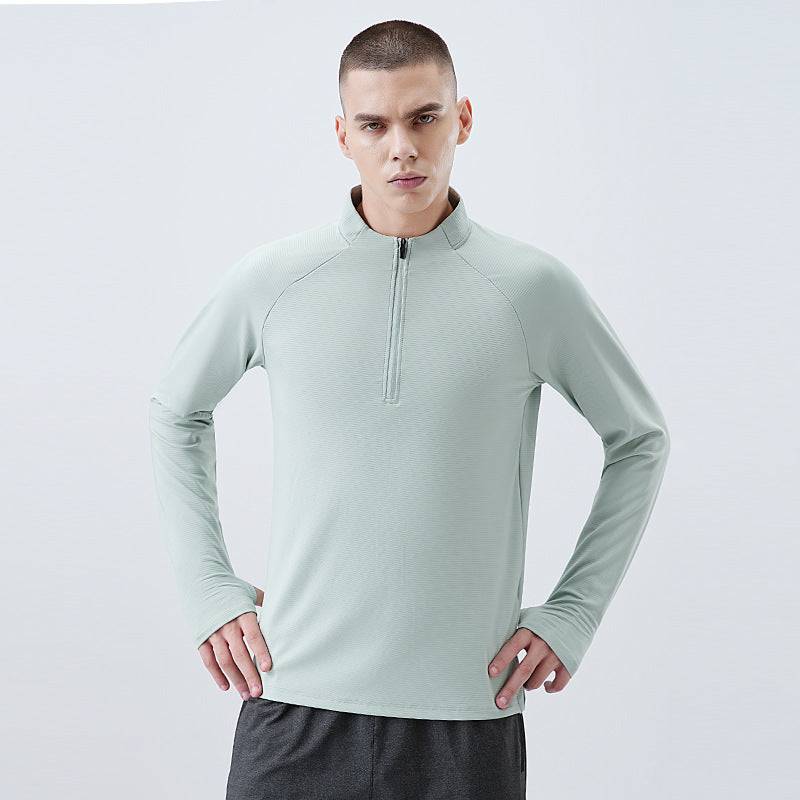 Herre funktionsshirt med ståkrave Stilla