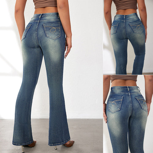 Dame Flared Jeans med høj talje og elegant snit Stilla