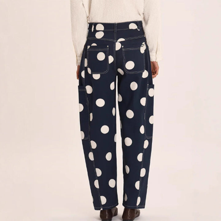 Dame Polka-Dots Cargo-Bukser Stilla