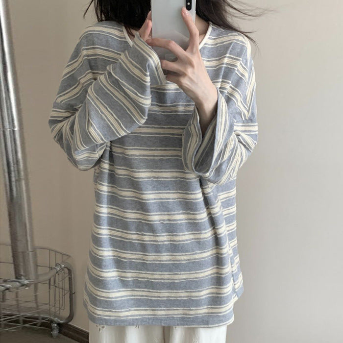 Kvinders afslappede langærmet skjorte med elegant lagdelt look Stilla