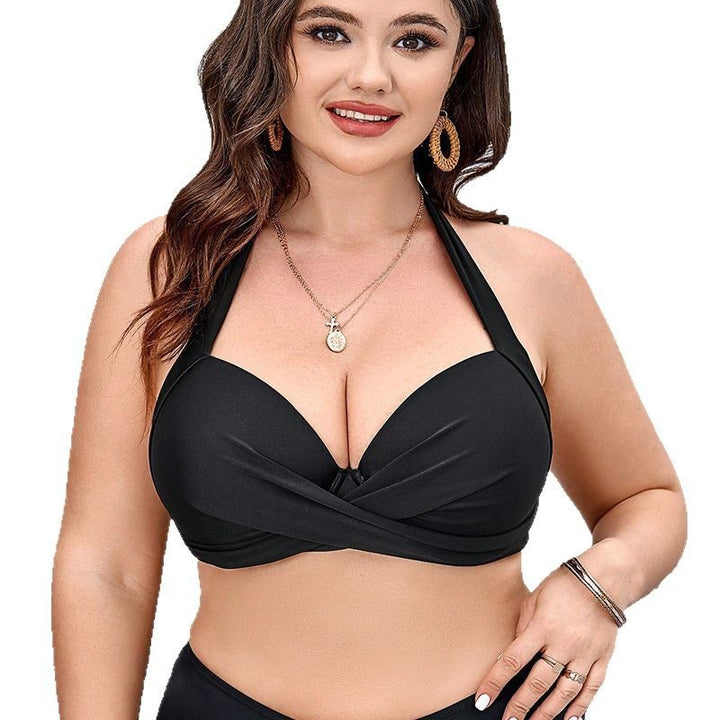 Dame bikini-top med elegant krydsning og støttende snit Skovae