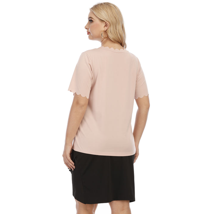 Femme Elegante Rynket Blyantskørt Stilla
