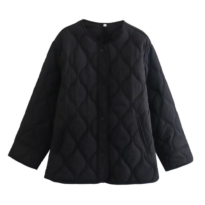 Femme quiltede oversized pufferjakke Stilla
