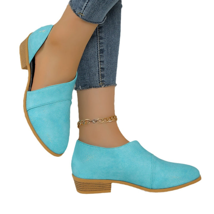 Dame Casual Slipper med elegant plisseret look og behagelig hæl Stilla