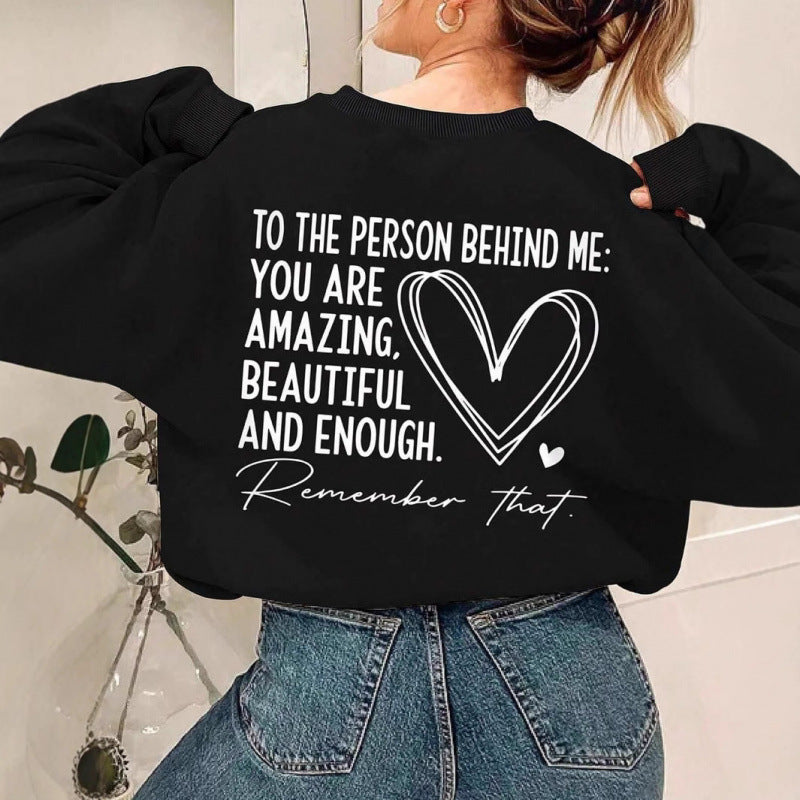 Kvinders sweatshirt med inspirerende design og afslappet pasform Stilla