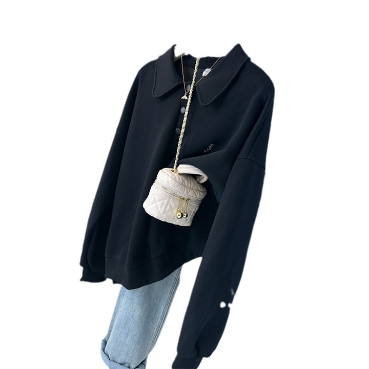 Femme Stiletisk Langærmet Polo Sweatshirt Stilla