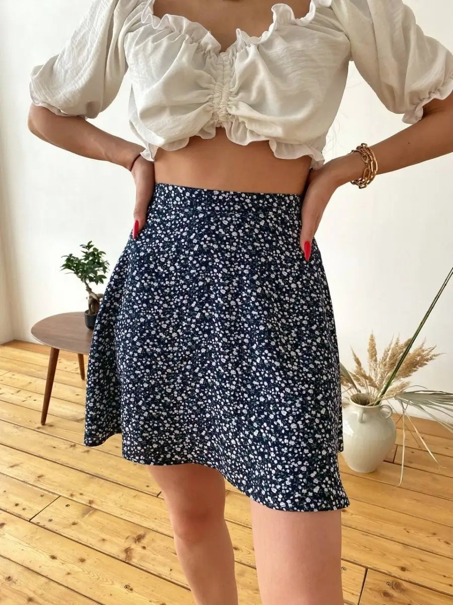Dame Højterede Leopardmønster Shorts Stilla