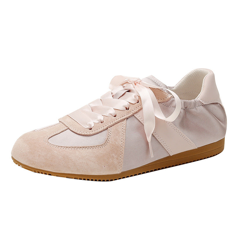 Dame Luxe Satin Schnürsneakers Stilla