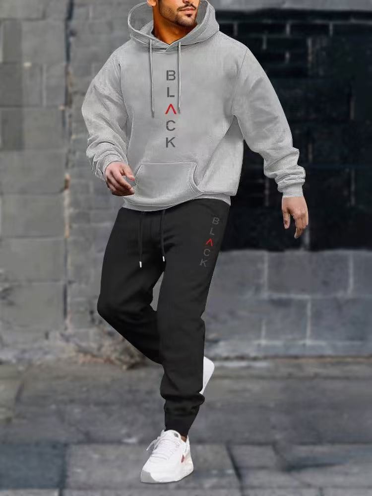 Herre Hoodie og Joggingbukser Sæt Skovae