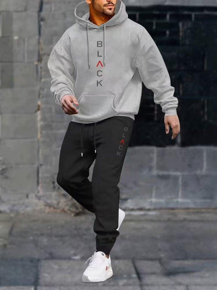 Herre Hoodie og Joggingbukser Sæt Skovae