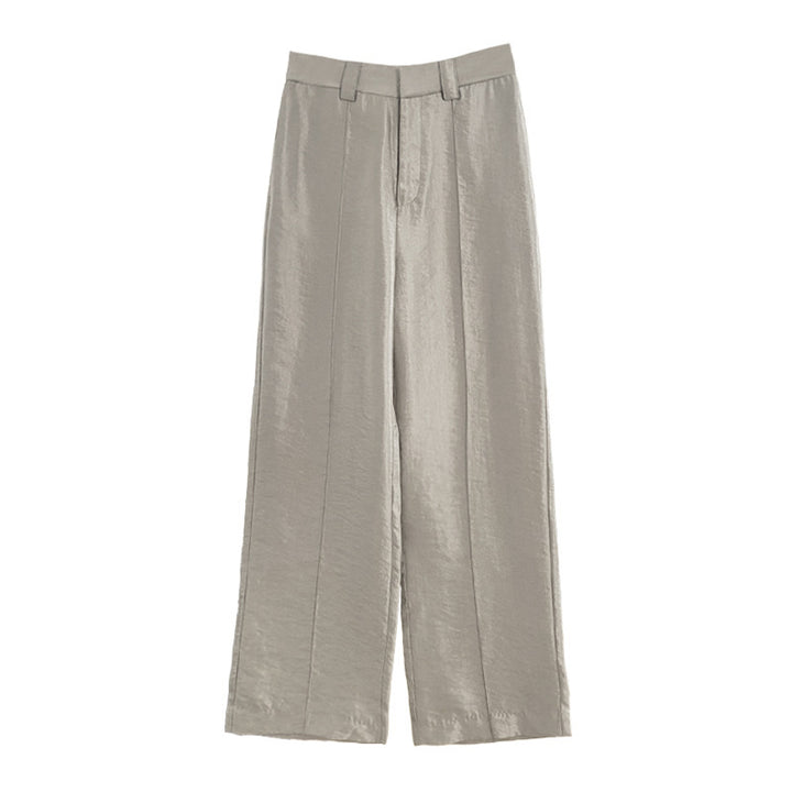 Dame bred linbukser med elegante paspulieringer Stilla