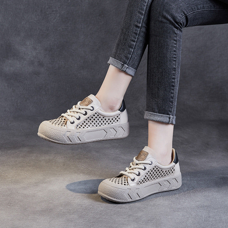 Herrer Fritid Åndbar Mesh Sneakers med Tekstureret Ydersål Stilla