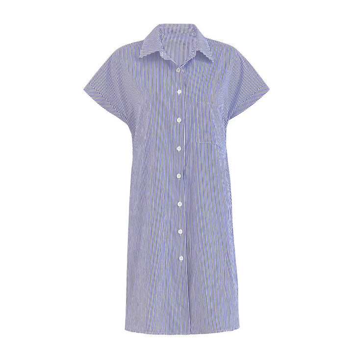 Dame Casual Button-Up Skjortekjole Stilla