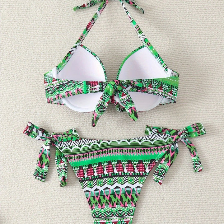 Dame Rynke Trekant-Bikini-Sæt Stilla 1750839506