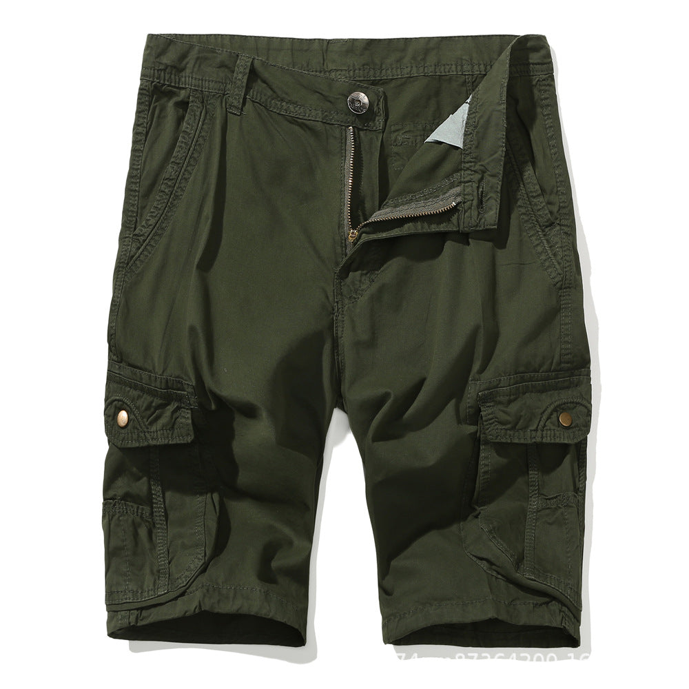 Herrer funktionelle Cargo-shorts med praktiske sidelommer Stilla