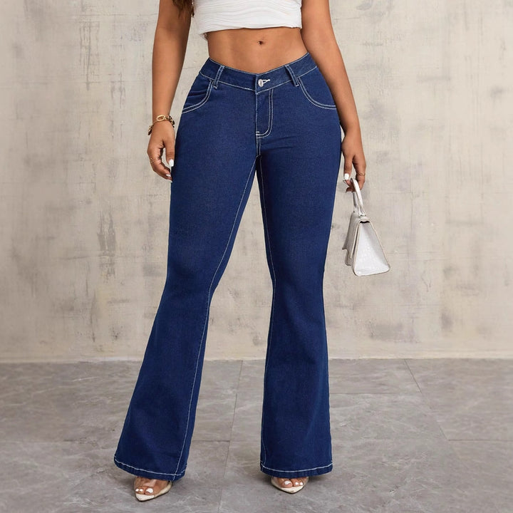 Dame Flared Høj Talje Jeans Stilla