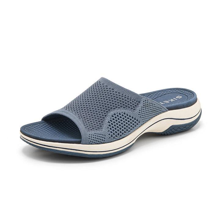 Dame Komfort-sandaler med åndbare netindsatser og polstret sål Stilla