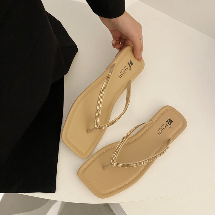 Dame Elegante Tå-deler med glitrende accenter Stilla