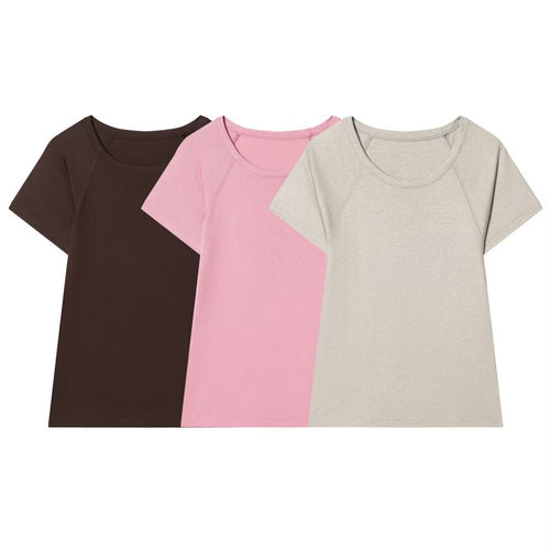 Dame komfortabelt basis T-shirt Skovae