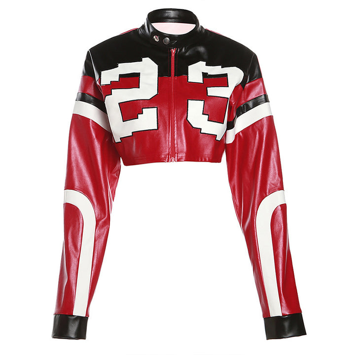 Damer cropped sportsjakke med kontrasterende designelementer Stilla