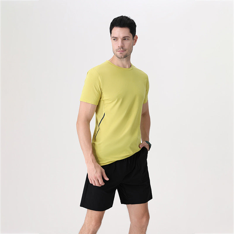 Herrer Performance Sport T-Shirt med fugttransporterende egenskaber Stilla