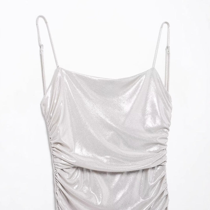 Stilla | Smuk Forår Off-Shoulder Maxi Kjole