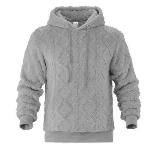 Dame Casual Hoodie i blødt fleece med struktureret design Stilla
