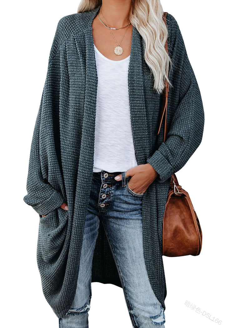 Dame hyggelig strikjakke med oversized snit Stilla