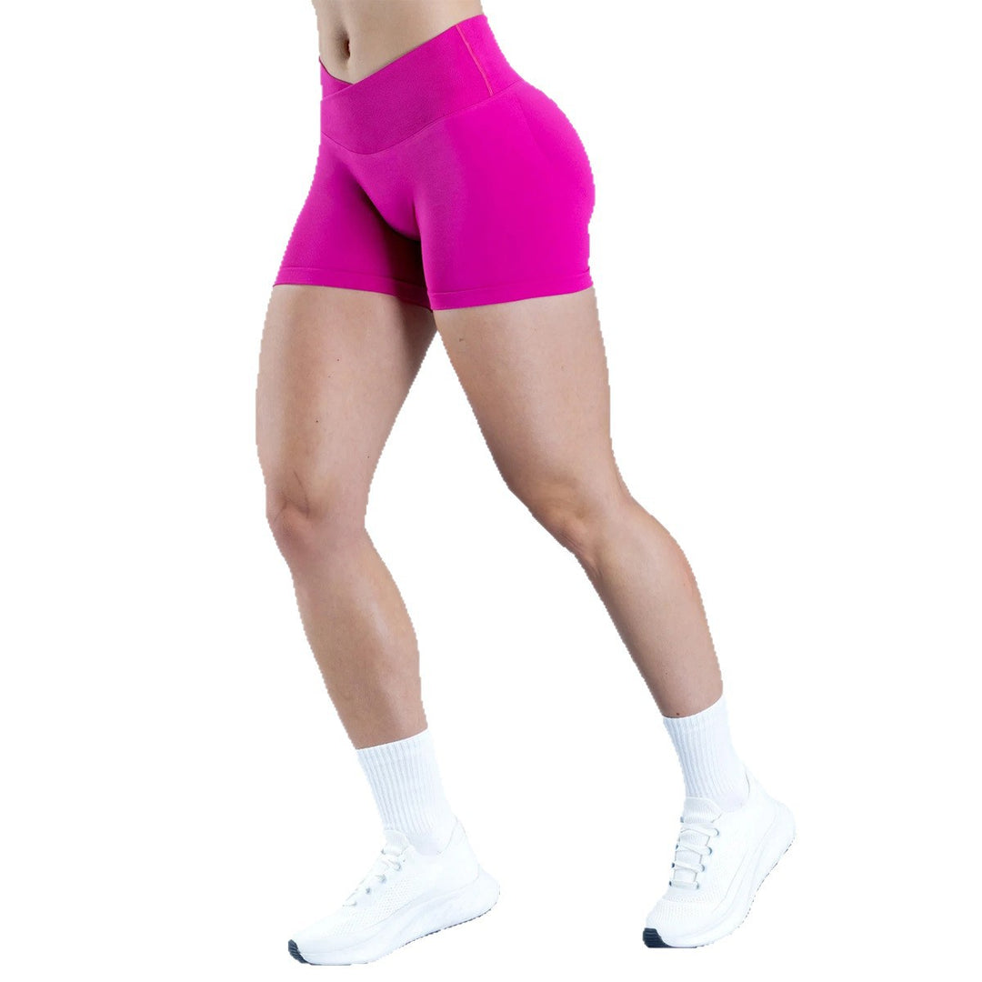 Damer sporty shorts med høj talje og figursyet snit Skovae