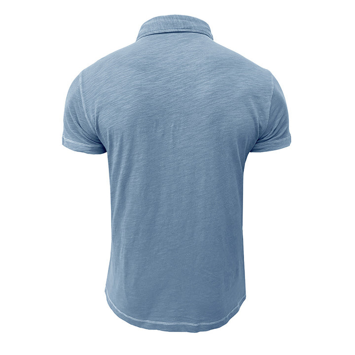 Herrer Polo-Shirt med elegante knapper og blødt stof Stilla