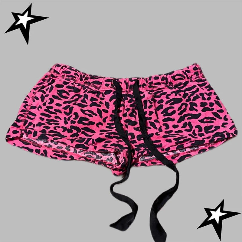 Dame bomuldsboxershorts med dødningehovedmønster Skovae