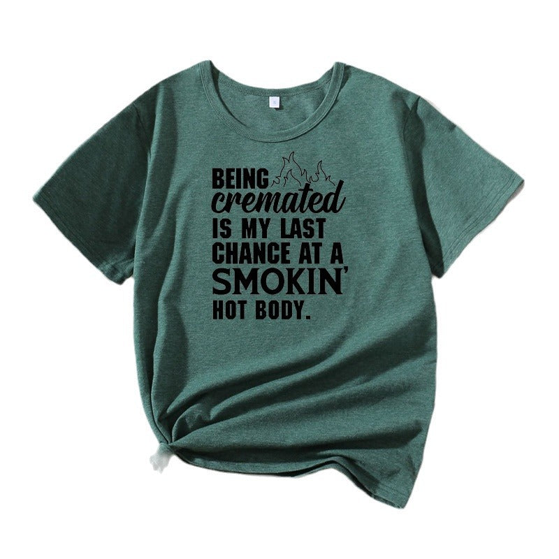 Kvinder Komisk Grafik T-shirt Stilla