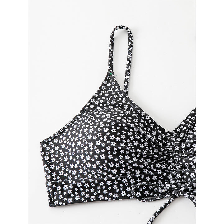Dame Floral Print Bralette og Shorts Badetøj Sæt Stilla