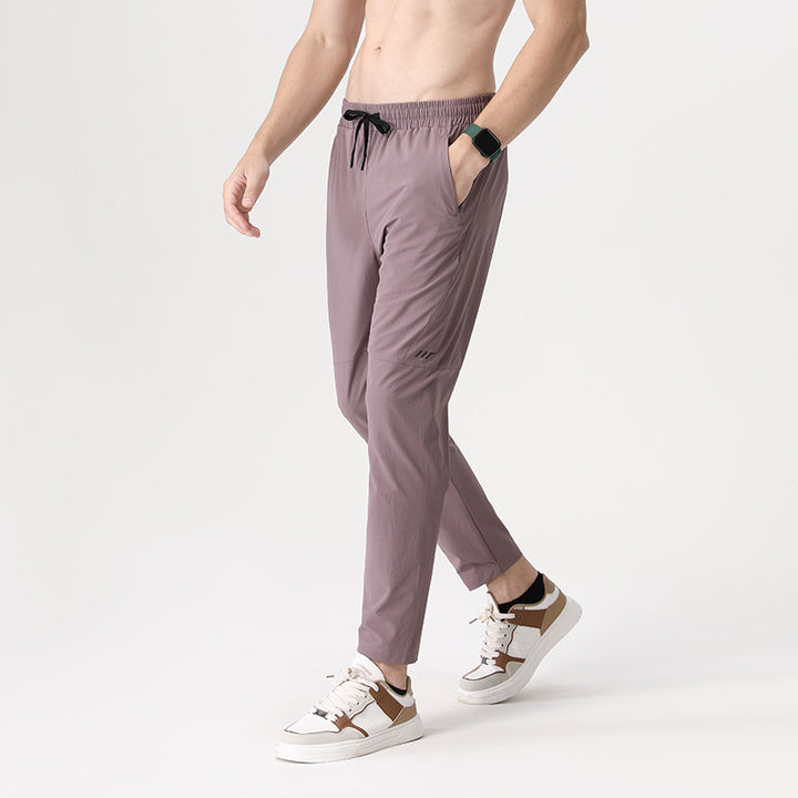Herrer Sporty fritidsbukser med elastisk talje og åndbare indsatser Stilla