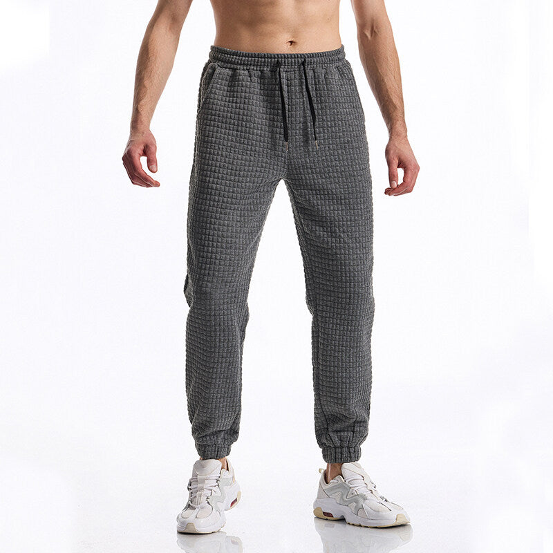 Herre tekstureret fleece-forede joggingbukser Stilla