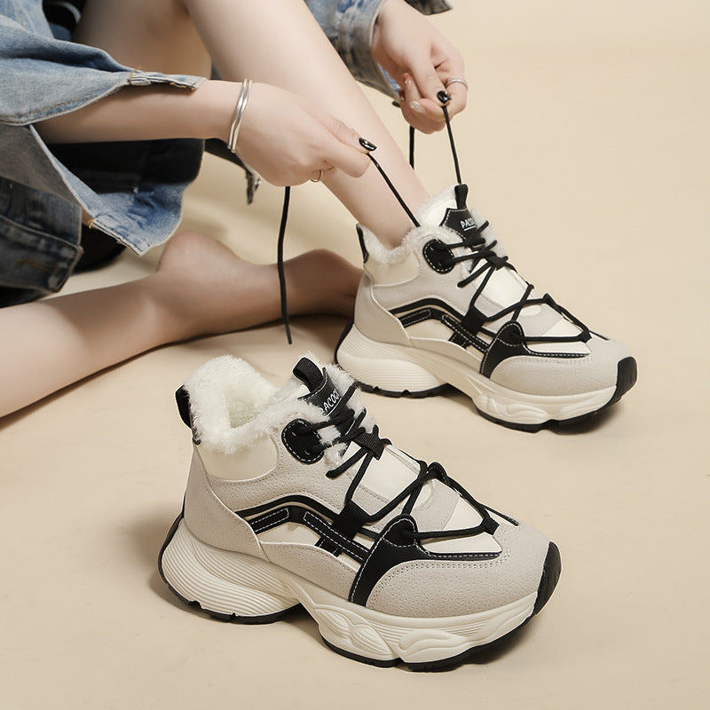 Dame High-Top Sneakers med blødt for og skridsikker sål Stilla