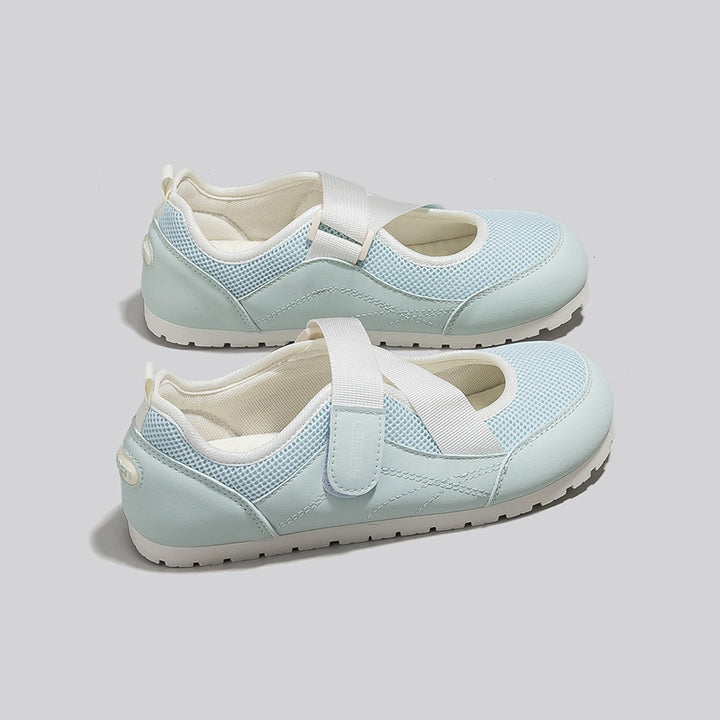 Dame fritids sneakers med elastisk velcro og komfortabel indersål Stilla