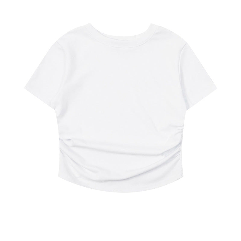 Femme Kortærmet Cropped Top Stilla