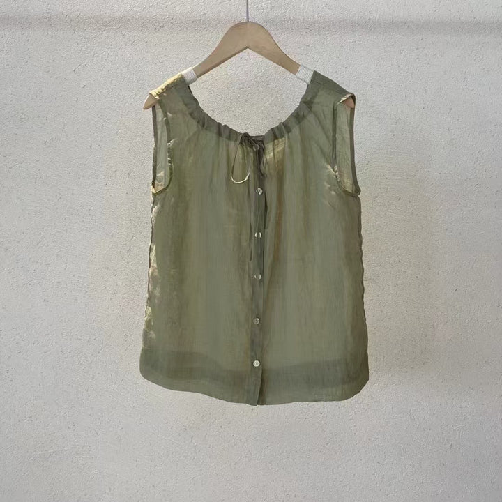 Femme Soft Linen Tank Top Stilla