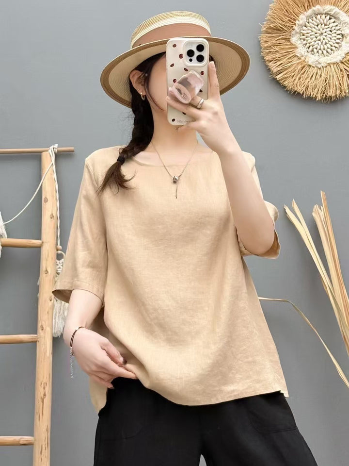 Dame Relaxed Fit Linned Oversized Top Stilla