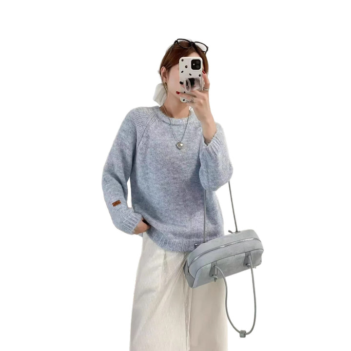 Kvinders bløde strikket sweater med en afslappet pasform Stilla