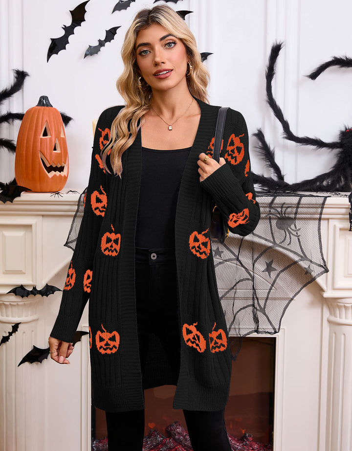 Kvindernes cardigan med spøgelsesmotiv Stilla