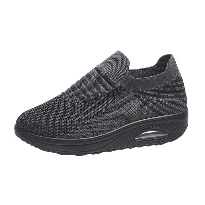 Dame Behagelige Slip-On Sneakers med åndbart overmateriale og stødabsorberende sål Stilla