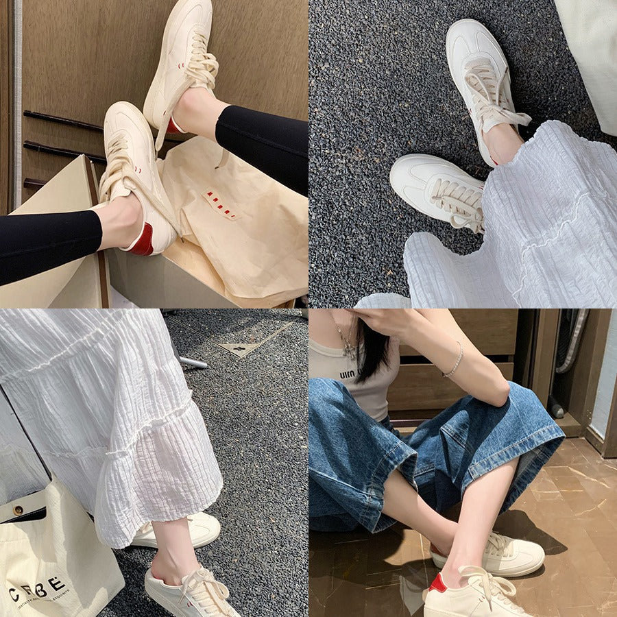 Dame Fritid Low-Top Sneakers med let åndbart design Stilla