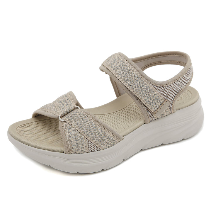 Damer sporty platform sandaler med åndbare remme og dæmpende sål Stilla