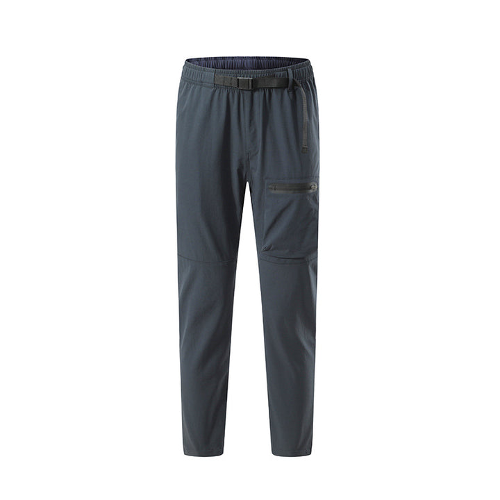 Herrer multifunktionel outdoor-bukser med elastisk talje og praktiske lommer Stilla