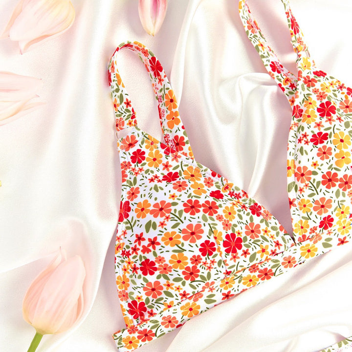 Dame blomster mønster bikini Skovae