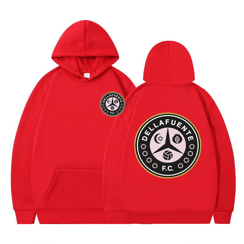 Kvinders hættejakke med præget logo og blød fleece Skovae